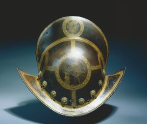 Morion van de staatswacht van keurvorst Christian I van Saksen, Neurenberg door German School