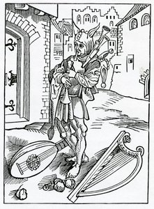 Van ongeduldige dwazen die geen correctie willen, illustratie uit Alexander Barclay