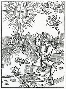 Van hen die dwaas spreken tegen de werken van God, illustratie uit Alexander Barclay