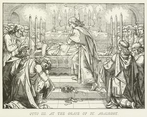 Otto III bij het graf van St. Adalbert