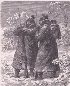 Voorpost in de sneeuw