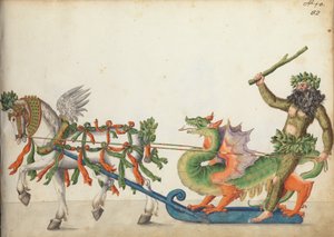 Optochtslee in parade, ca. 1640