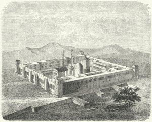 Paleis van Diocletianus in Salona, hoofdstad van de Romeinse provincie Dalmatië