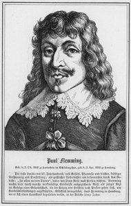 Paul Flemming (gravure) door German School