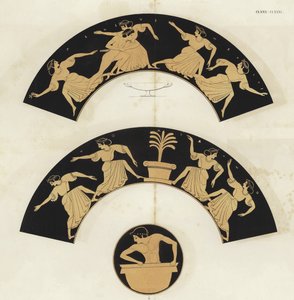 Peleus en Thetis door German School