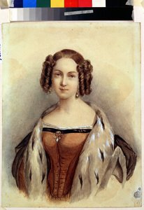 Portret van prinses Marie van Hessen en de Rijn, toekomstige keizerin van Rusland