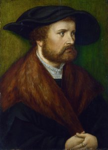 Portret van een man - Anoniem schilderij uit Zuid-Duitsland, circa 1530 door German School