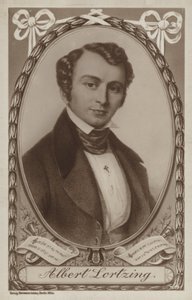 Portret van Albert Lortzing door German School