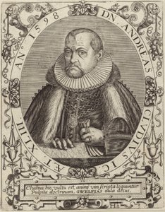 Portret van Andreas Cludius door German School