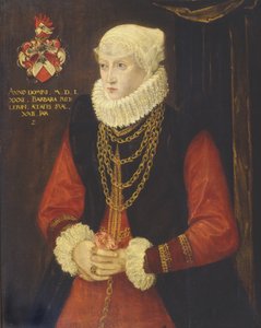 Portret van Barbara Ridler, 1581
