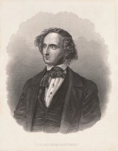 Portret van Felix Mendelssohn (1809-47)