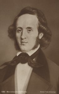 Portret van Felix Mendelssohn