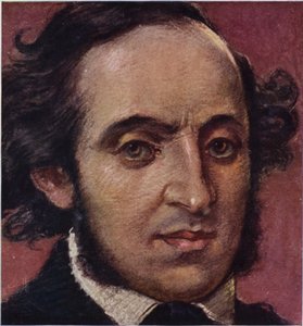 Portret van Felix Mendelssohn door German School