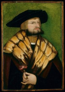 Portret van Leonhard Fuchs door German School