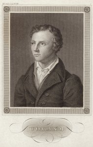 Portret van Ludwig Uhland door German School