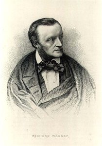 Portret van Richard Wagner, Duitse componist door German School