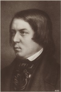 Portret van Robert Schumann door German School