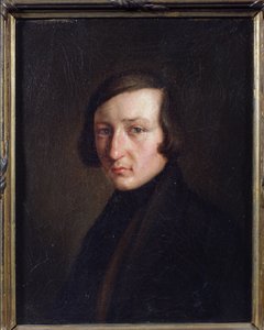Portret van de auteur Heinrich Heine door German School
