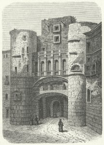Praetoria-poort en Placa Nova, Barcelona door German School