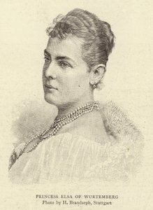 Prinses Elsa van Württemberg door German School