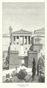 Propylaea, ingang van de Akropolis van Athene, Oud Griekenland