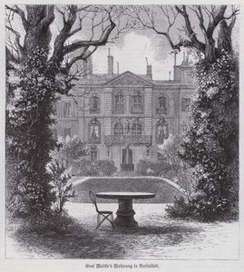 Residentie van Veldmaarschalk Helmuth von Moltke, de zegevierende bevelhebber van de Pruisische legers in de Frans-Pruisische Oorlog, Versailles, Frankrijk