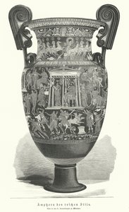Rijkelijk versierde Griekse amphora