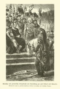 Romeinse en Germaanse wapens en militaire kostuums ten tijde van Julius Caesar en Ariovistus door German School