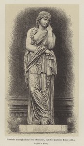 Romeins triomfbeeld van een Germaanse vrouw door German School