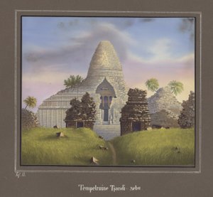 Ruin van de Tempel Tjandi-sebu, Pl.II uit Topographischer und Naturwissenschaftlicher Atlas zur Reise durch Java, door Dr.Fr.Junghuhn, Magdeburg 1845 door German School