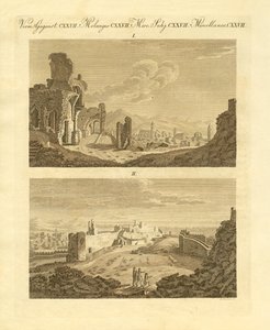 Ruïnes van de oude stad Sagunto in Spanje door German School