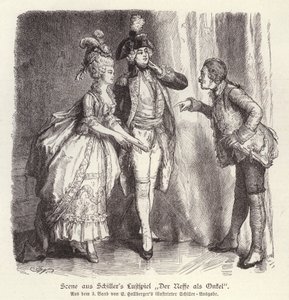 Scène uit Friedrich Schiller