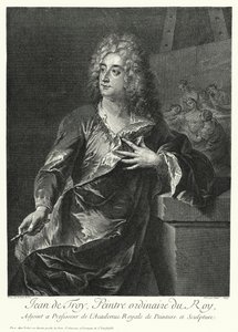 Zelfportret van de Franse kunstenaar Jean Francois de Troy