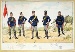 Soldaten van het Turkse leger, c.1900 door German School