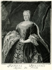 Sophie Dorothea, Koningin van Pruisen (1687-1757) door German School