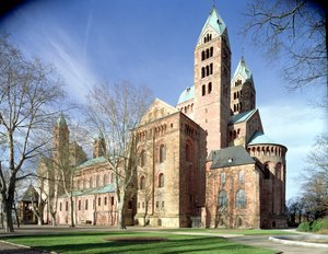 Speyer Kathedraal, begonnen 1030 door German School