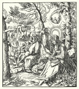 St. Ida van Lotharingen (c1040-1113) door German School