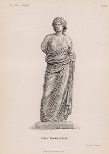 Standbeeld uit de Romeinse periode van Olympia, Griekenland door German School