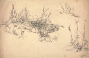 Studie van een distel, 24 maart door German School