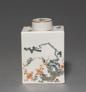 Theebus, fabrikant Meissen Porcelain Factory, Duitsland, ca. 1735 door German School