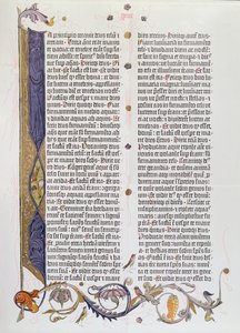 De 36-regelige Bijbel, gedrukt door Gutenberg