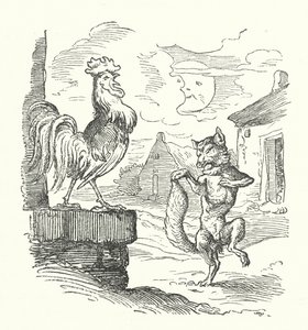 De Haan en de Vos (gravure) door German School