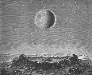 De aarde gezien vanaf de maan