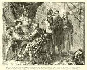 De keurvorst Johan Frederik geïnformeerd over zijn doodvonnis
