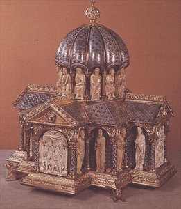 De Eltenberg Reliekhouder, uit Keulen, ca. 1180 door German School