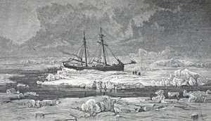 De Germania in het ijs, Londen 1874