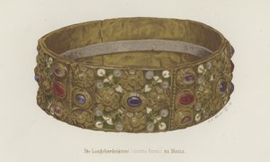 De ijzeren kroon van Lombardije (kleur litho)