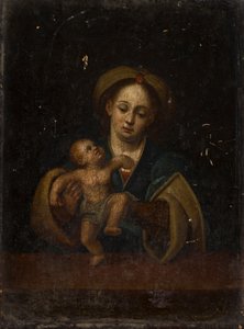 De Madonna en Kind door German School