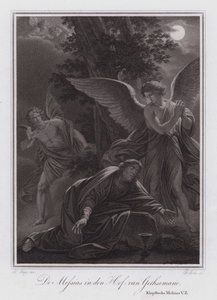 De Messias in de Tuin van Getsemane door German School