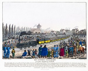 De Opening van de Neurenberg-Furth Spoorlijn, 7 december 1835